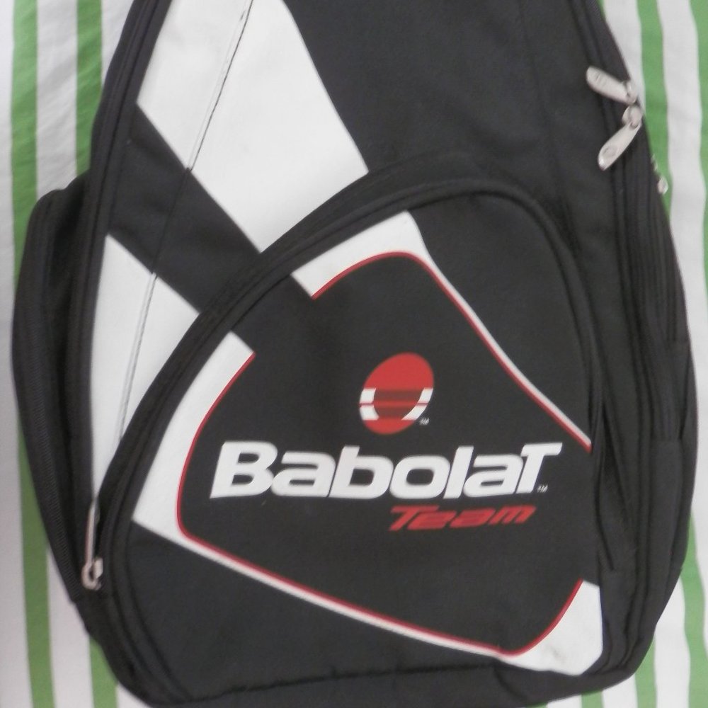 Babalot Team Tennis Backpack Black Bag  NWOT